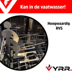 VYRR Manneke Worst - RVS Worstenhouder voor op de BBQ